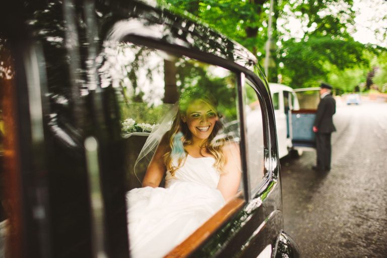 Bride Arriving at The Stirk House