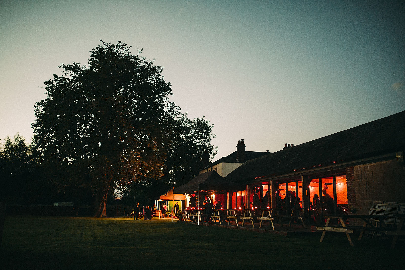 The Isis Farmhouse Evening Wedding Reception