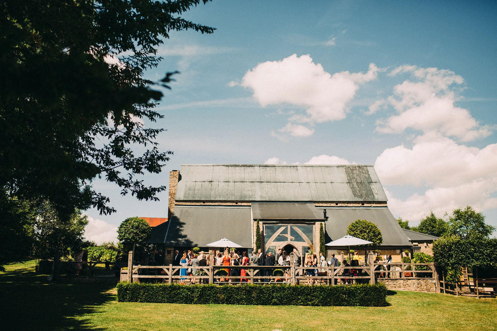 Cripps Barn Wedding in the Summer