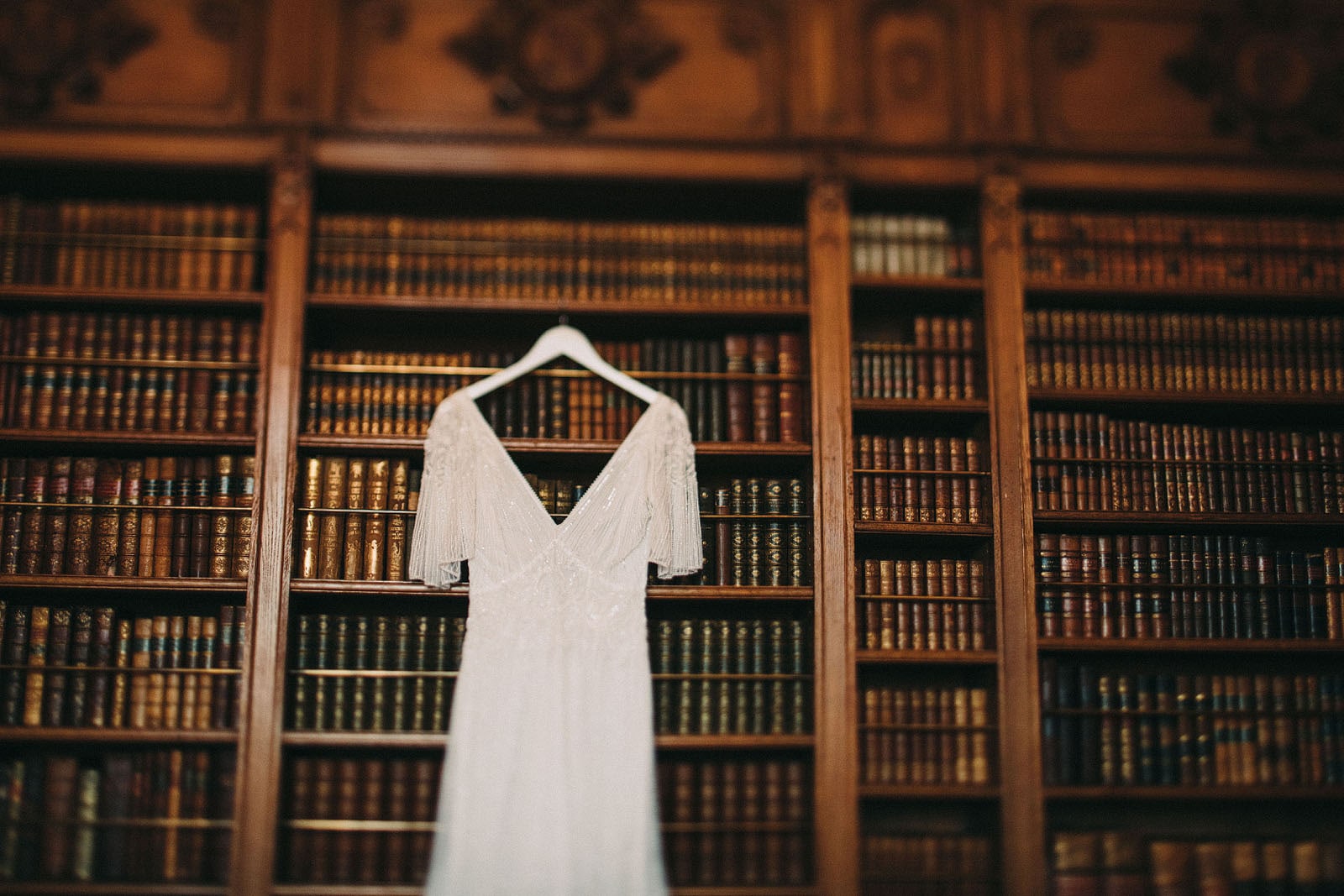Wedding Dress at Arley Hall