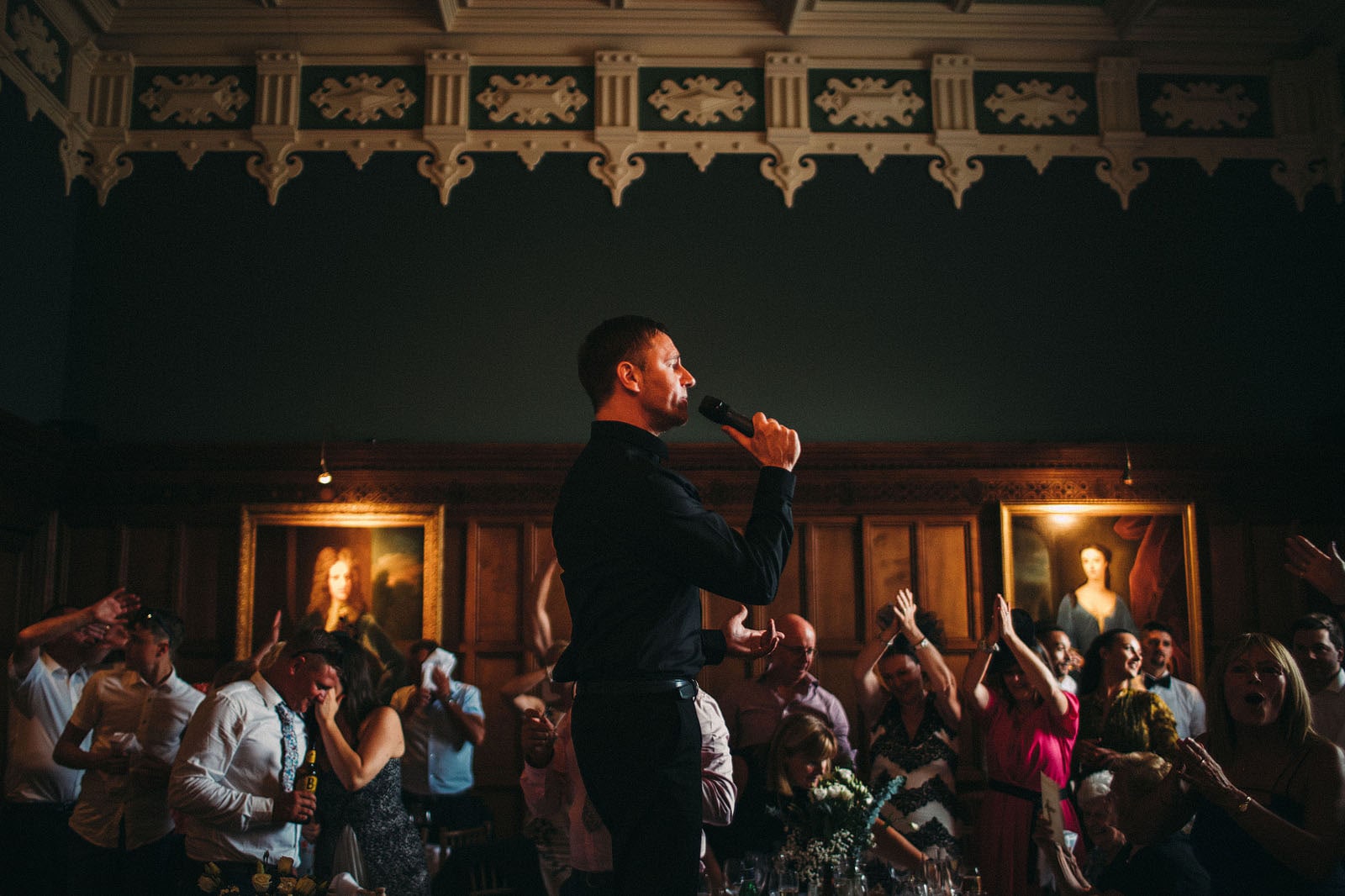 Singing Waiters at an Arley Hall Wedding