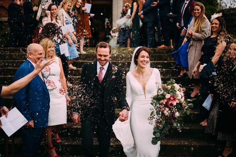 Confetti at Hawkstone Hall