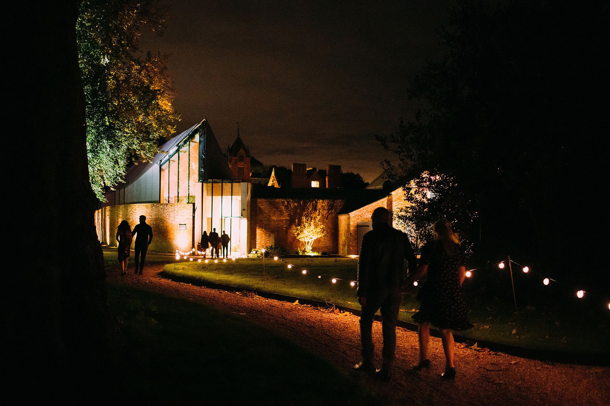 Guests arriving at Dorfold Hall