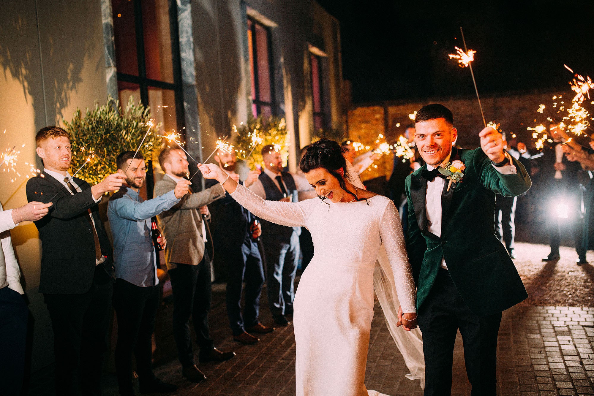 Sparkler shot at Dorfold Hall