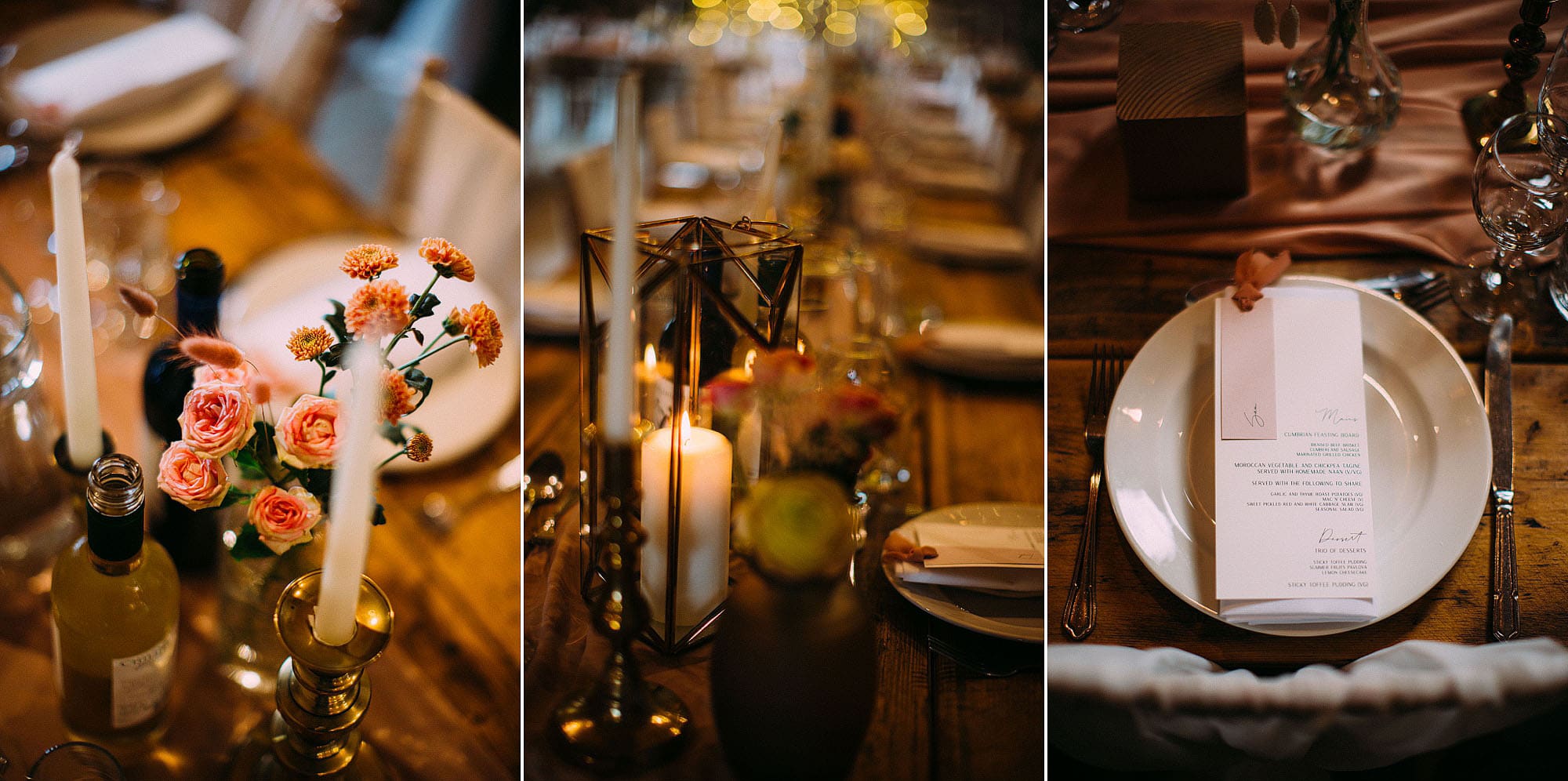 Wedding details at Eden Barn