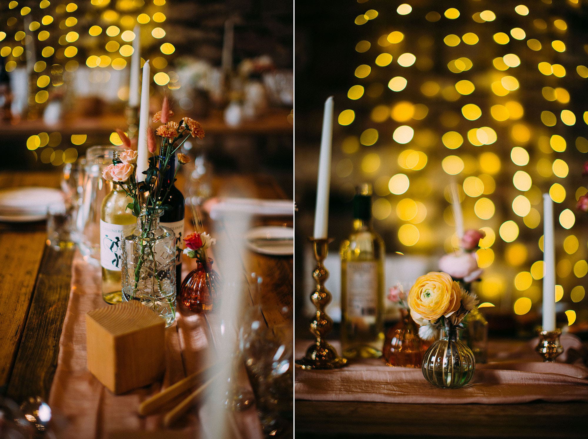 Wedding details at Eden Barn