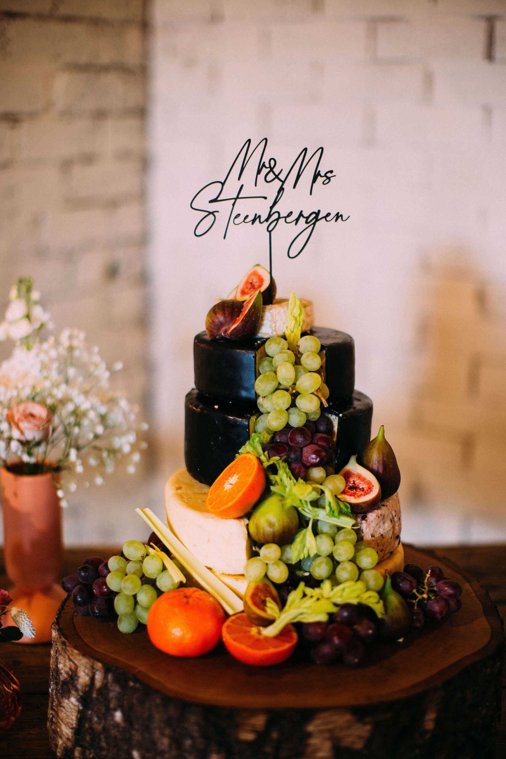 Wedding cake at Eden Barn