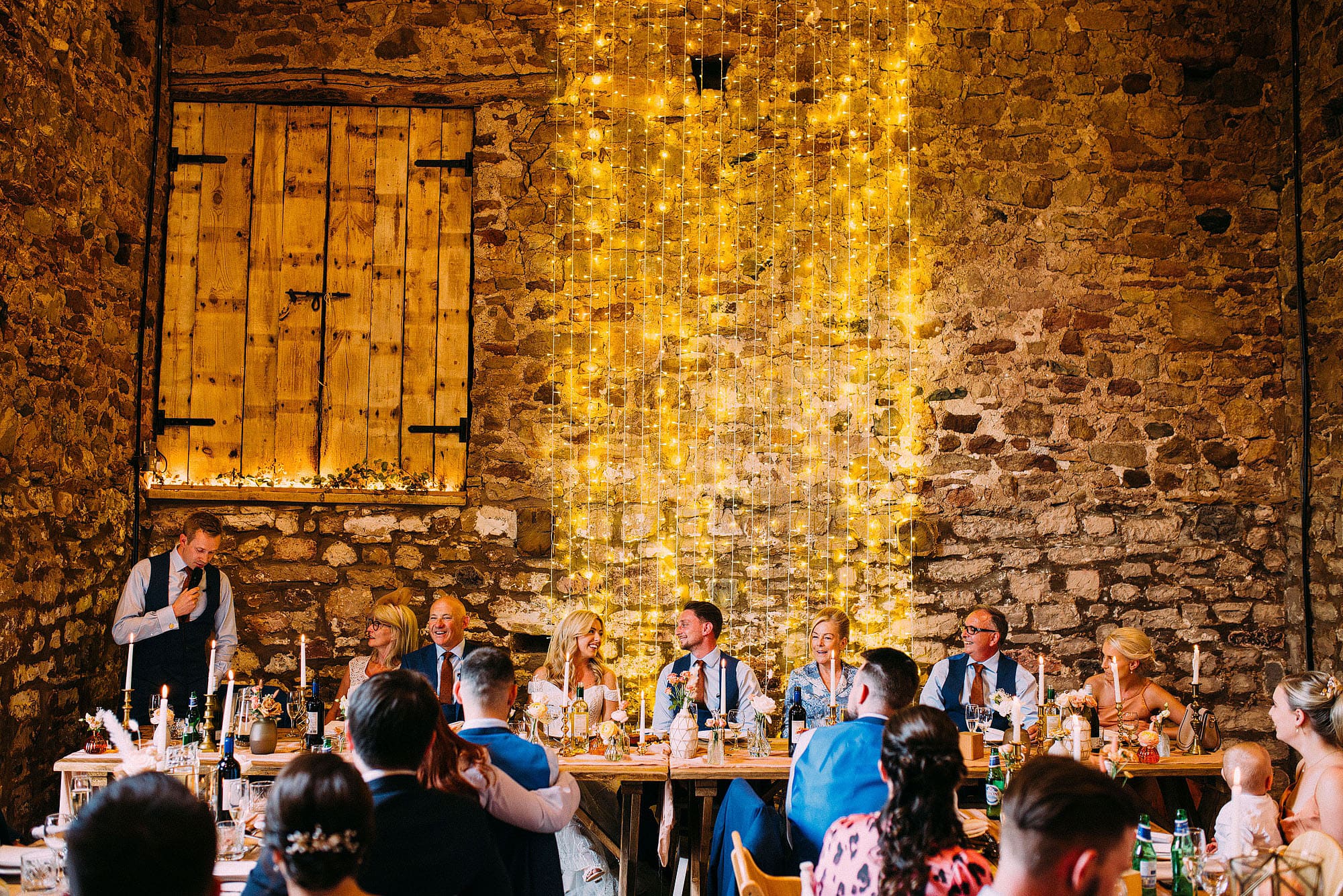 Wedding Speeches at Eden Barn