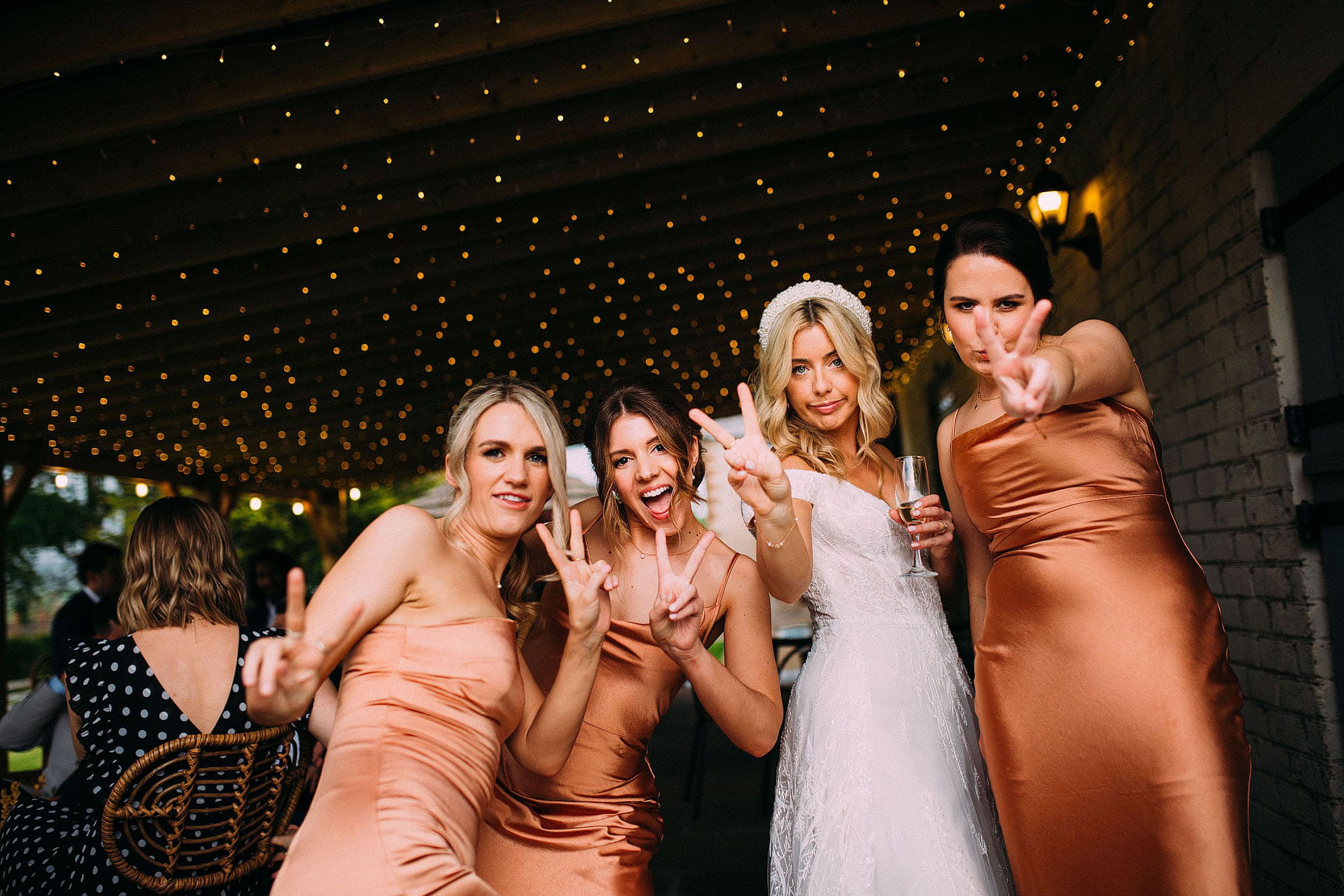 Bridesmaids at Eden Barn